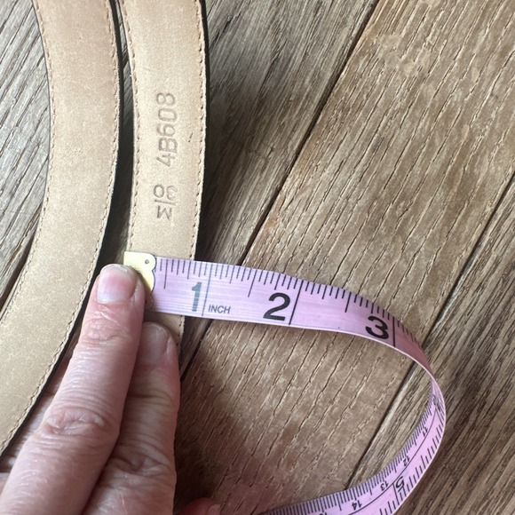 Brighton Women's Brown Lizard Leather Belt 4B608 3/4" Wide Size M 30 - Picture 6 of 8